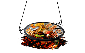 Toposon 36 Inch Opvouwbare Fire Pit Grill Rooster