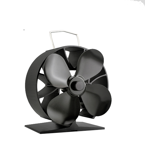 mini round 4 blades stove fan